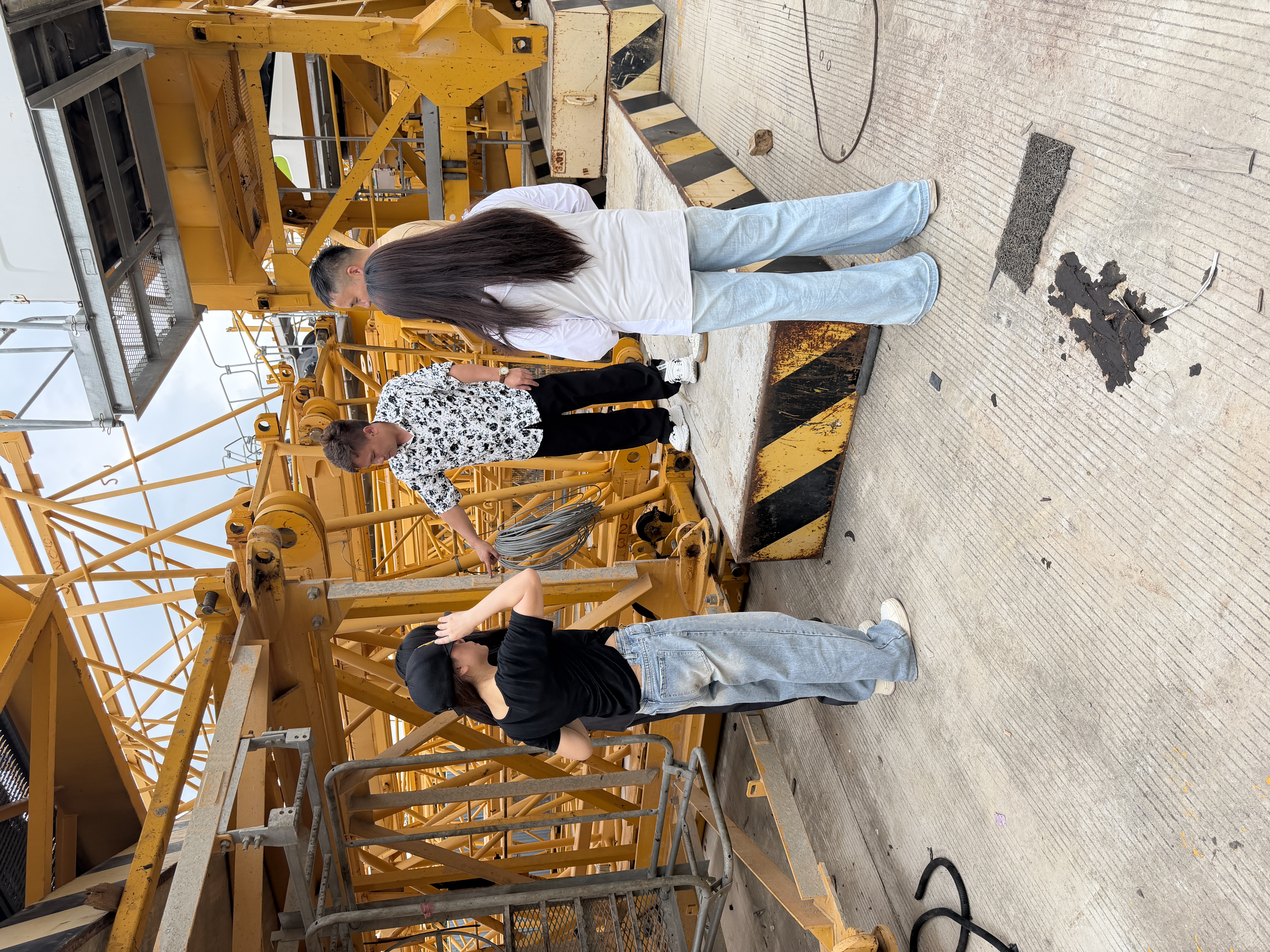 Sxmachine Team Visits the Tower Crane Stock Yard 2