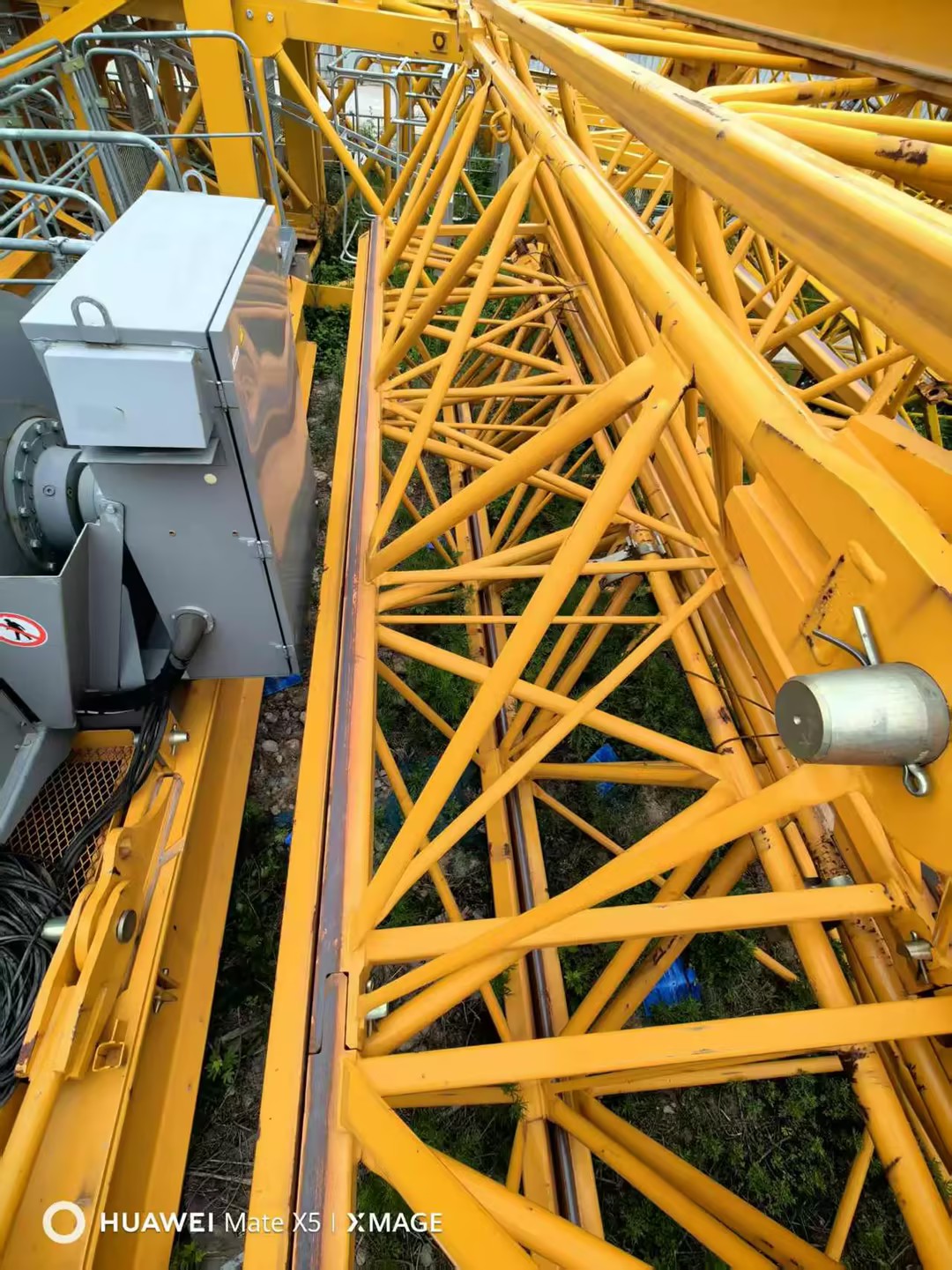 2019 Used Potain MC320A-K12 Hammerhead Tower Crane 7