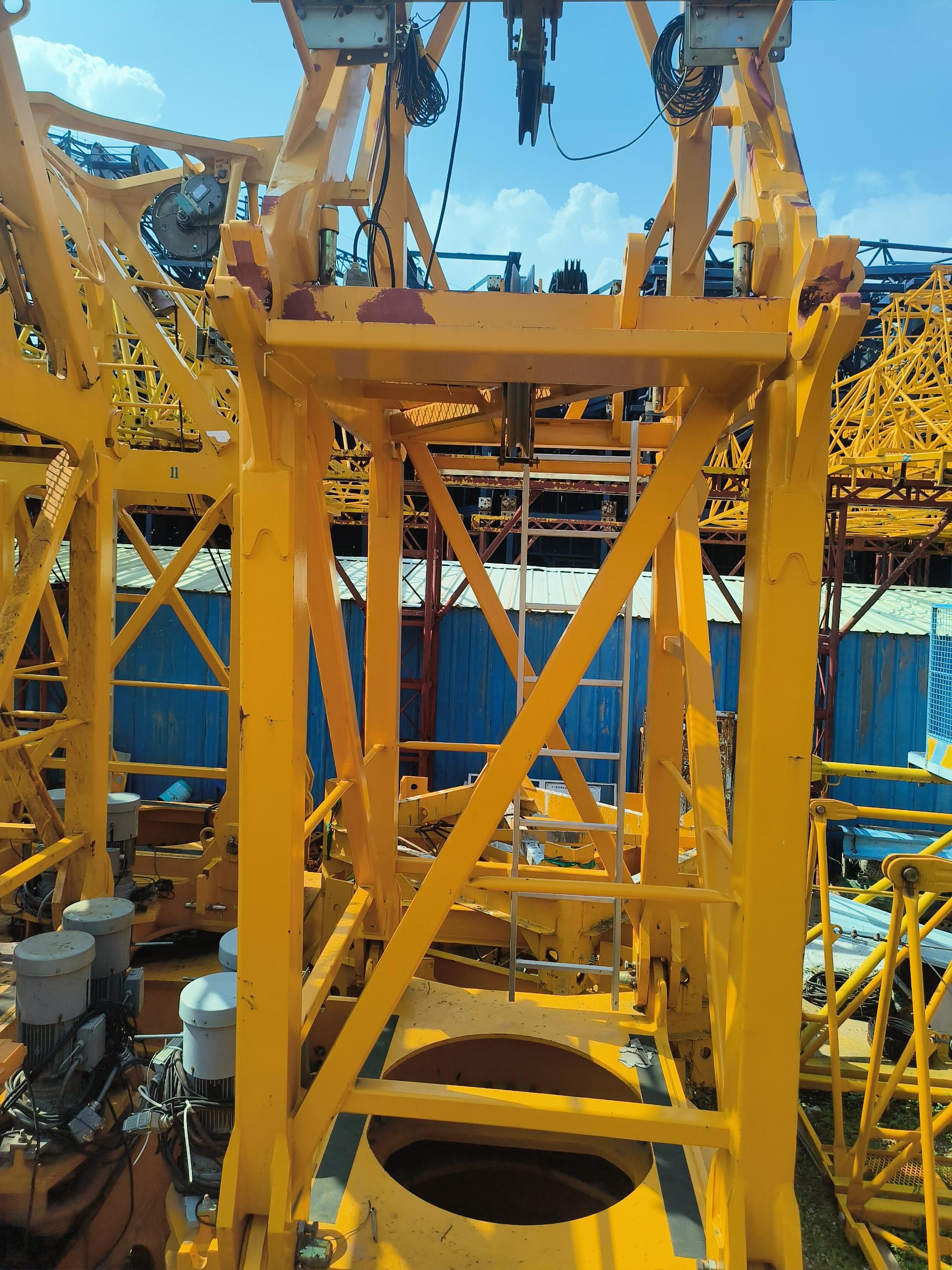 2020 Used Potain MCT328-L16 Flat-Top Tower Crane 2