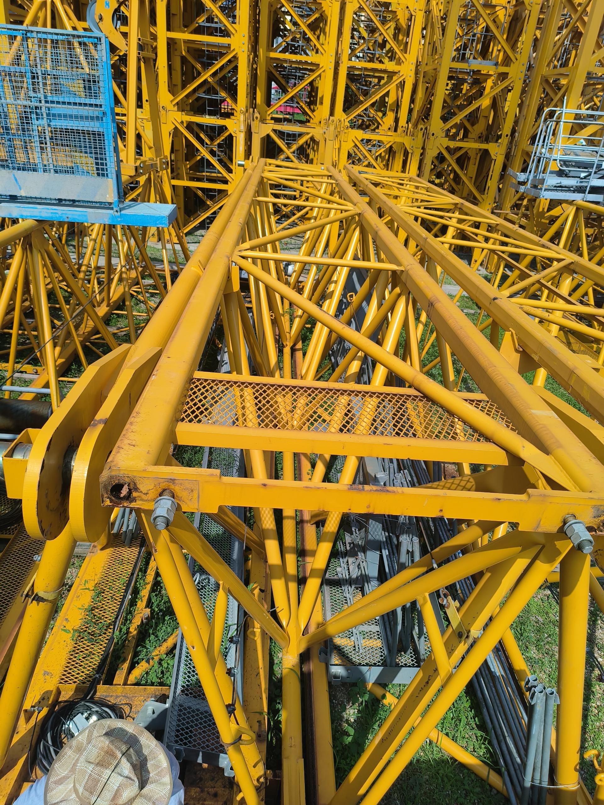 2020 Used Potain MCT328-L16 Flat-Top Tower Crane 4