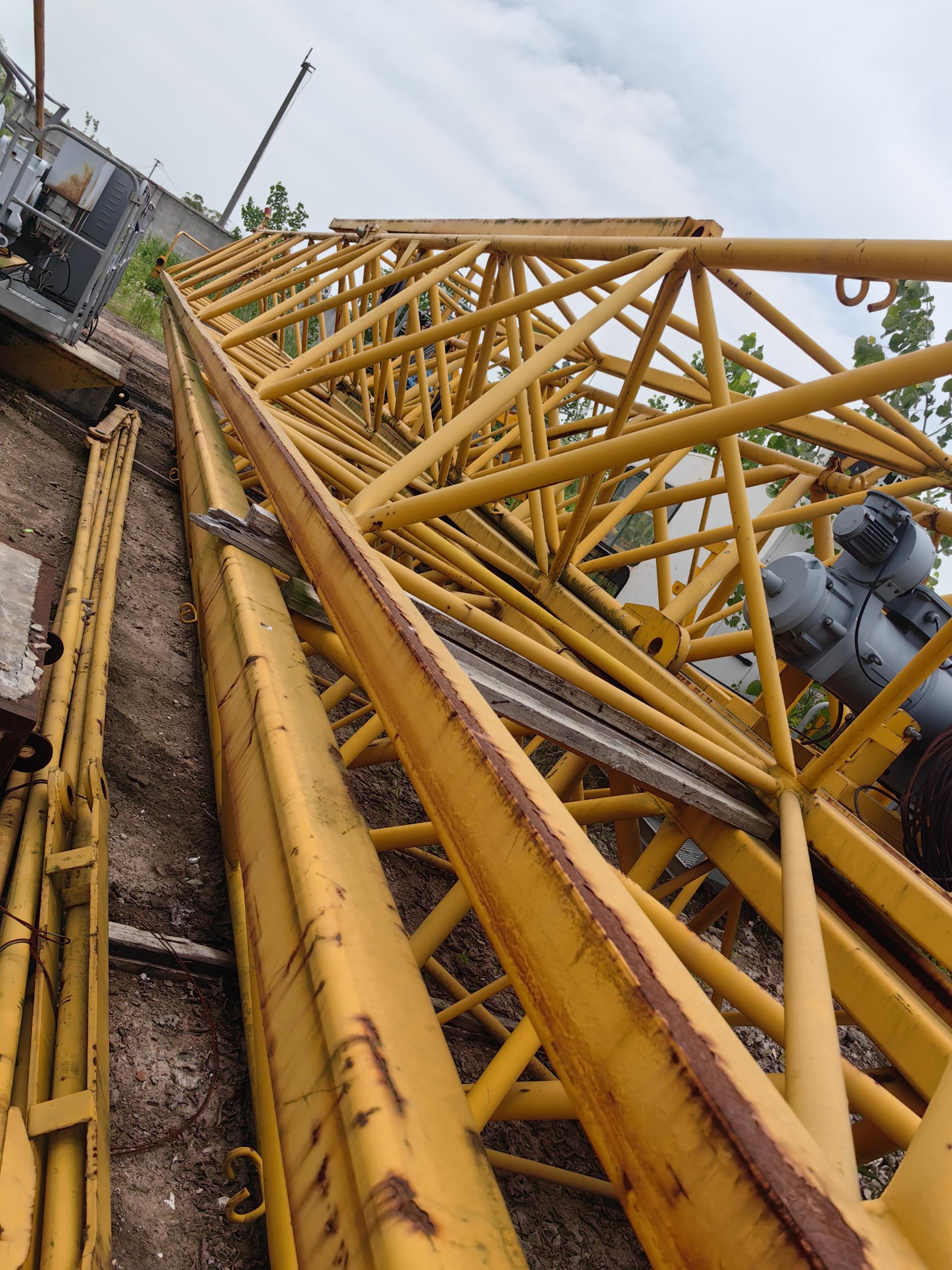 2021 Used TIANYUN 6513-10 Hammerhead Tower Crane 4