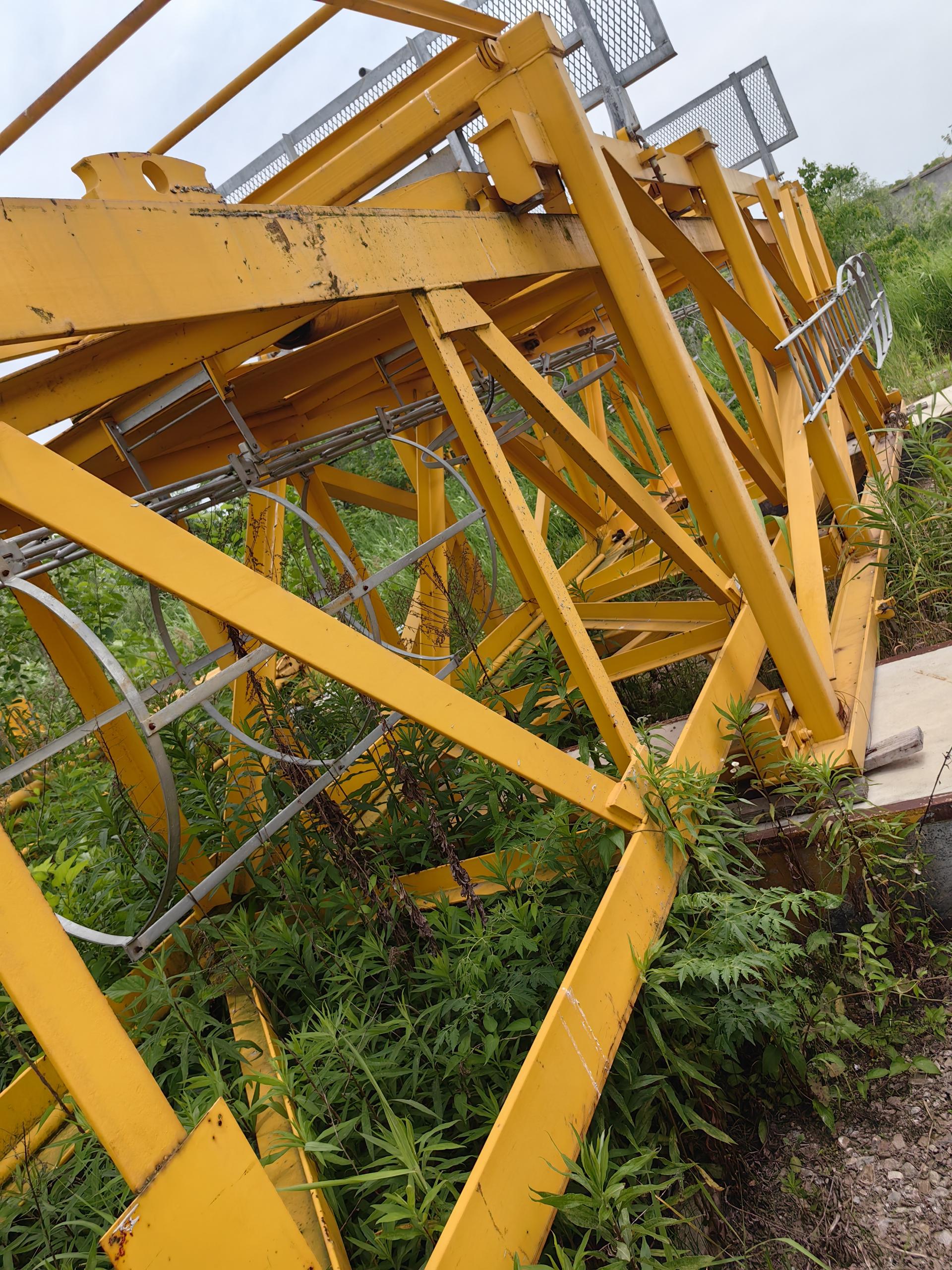 2021 Used TIANYUN 6513-10 Hammerhead Tower Crane 5