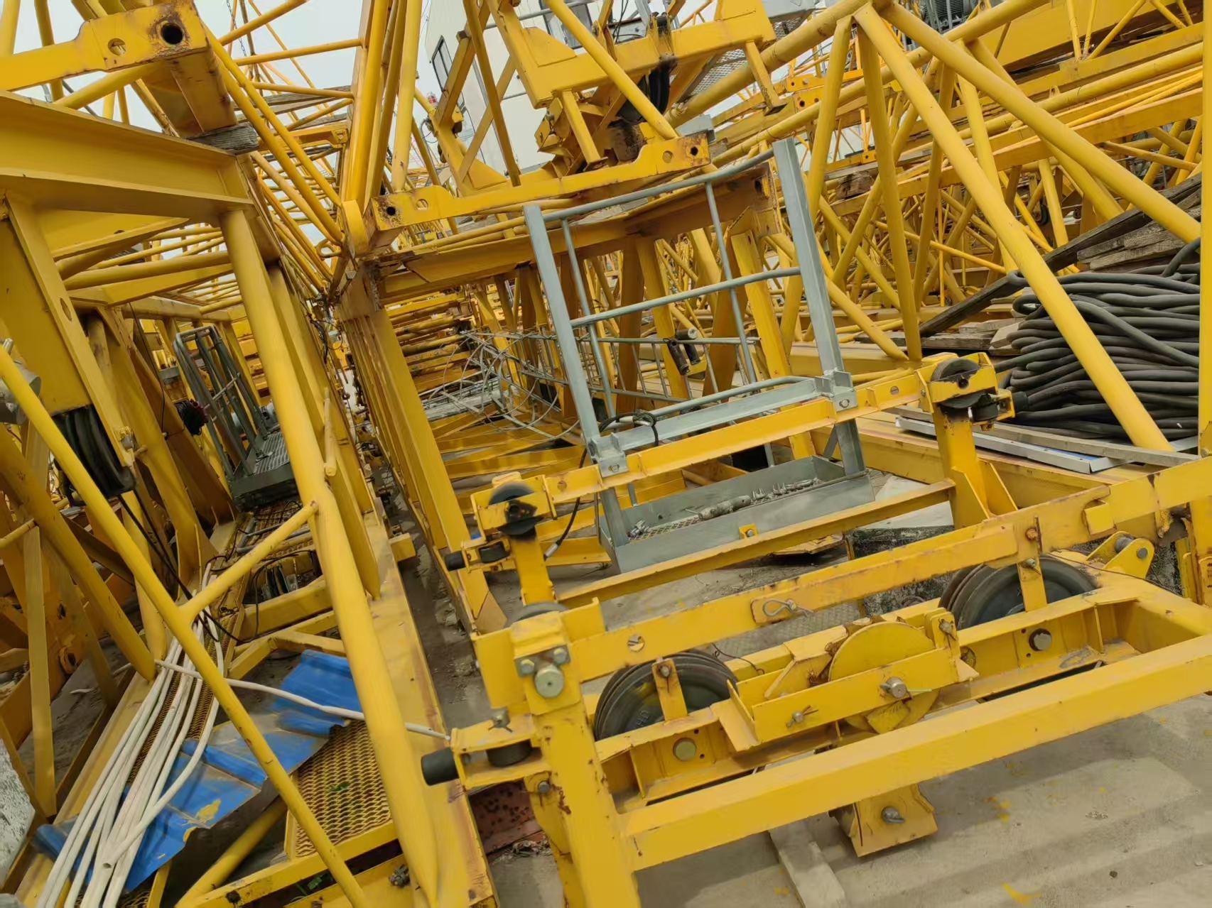 2020 Used TIANYUN 6513-8 Flat-Top Tower Crane 5