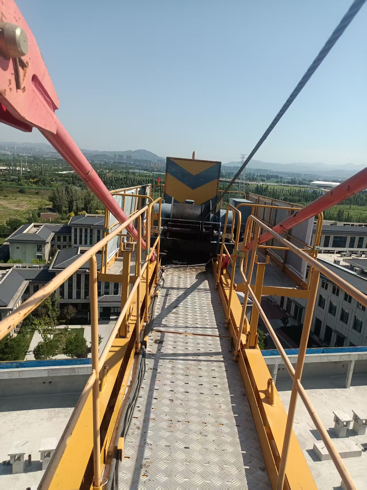 2020 Used XCMG 6015-8 Flat-Top Tower Crane with L46 Mast Section 2